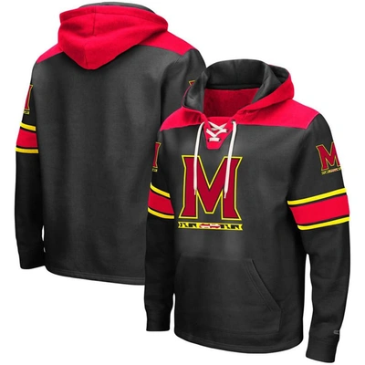 Colosseum Black Maryland Terrapins 2.0 Lace-up Logo Pullover Hoodie