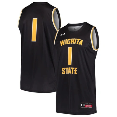 Under Armour Black #1 Wichita State Shockers Basketball Replica Jersey