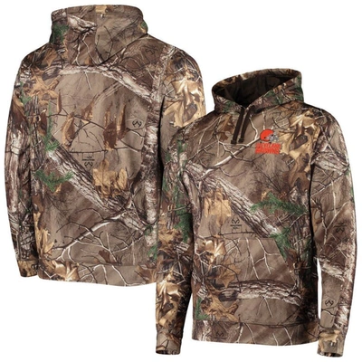Dunbrooke Realtree Camo Cleveland Browns Circle Champion Tech Fleece Pullover Hoodie