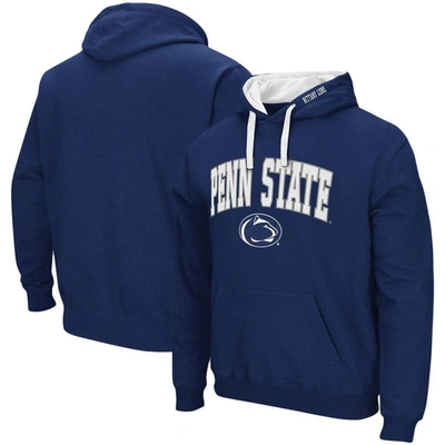 Colosseum Men's  Navy Penn State Nittany Lions Big And Tall Arch & Logo 2.0 Pullover Hoodie