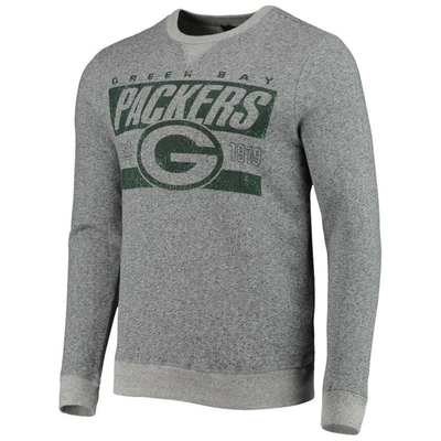 Junk Food Heathered Charcoal Green Bay Packers Team Marled Pullover Sweatshirt