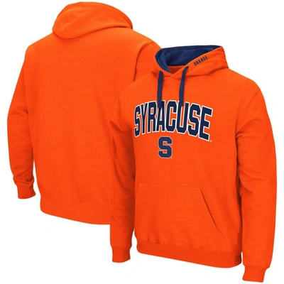 Colosseum Men's  Orange Syracuse Orange Big And Tall Arch & Logo 2.0 Pullover Hoodie