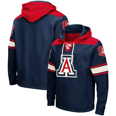 Colosseum Navy Arizona Wildcats 2.0 Lace-up Hoodie