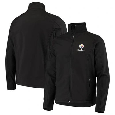 Dunbrooke Black Pittsburgh Steelers Sonoma Softshell Full-zip Jacket