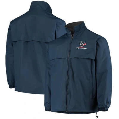Dunbrooke Navy Houston Texans Triumph Fleece Full-zip Jacket