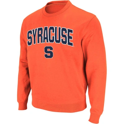 Colosseum Men's Syracuse Orange Arch & Logo Crew Neck Sweatshirt