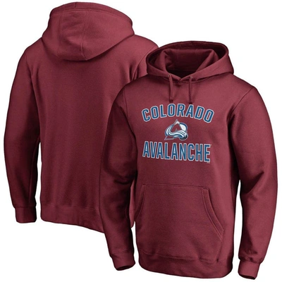 Fanatics Branded Burgundy Colorado Avalanche Team Victory Arch Pullover Hoodie