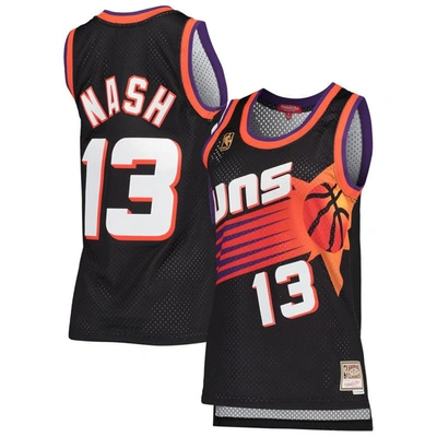 Mitchell & Ness Steve Nash Black Phoenix Suns  Hardwood Classics Swingman Jersey