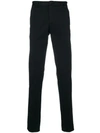 Prada Classic Straight Leg Chinos In Black