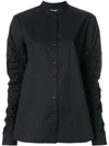 Tibi Shirred Sleeved Shirt