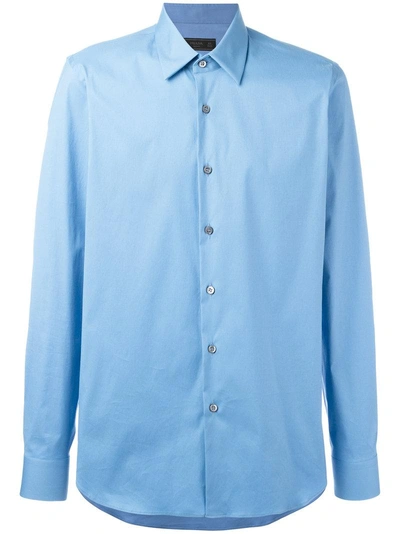 Prada Classic Shirt In Blue