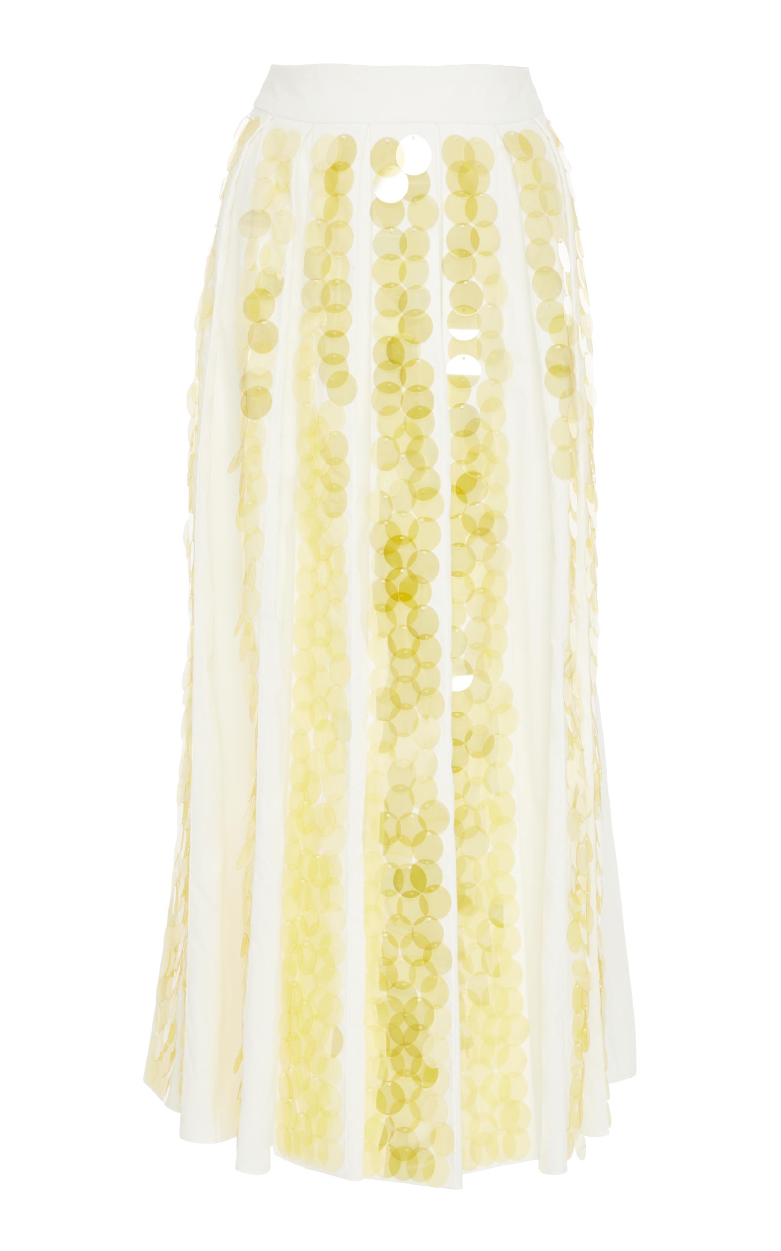 Huishan Zhang Lynn Skirt In White | ModeSens
