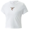Puma X Dua Lipa Cropped T-shirt In White