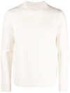 Prada Maglione In Lana Avorio  Uomo In White