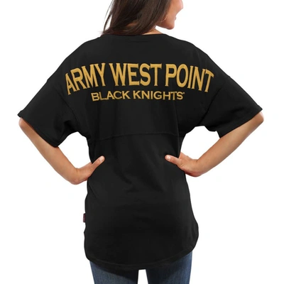 Spirit Jersey Black Army Black Knights  Oversized T-shirt