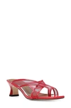 Donald Pliner Women's Kiss Mesh Strappy Square Toe Sandals In Red