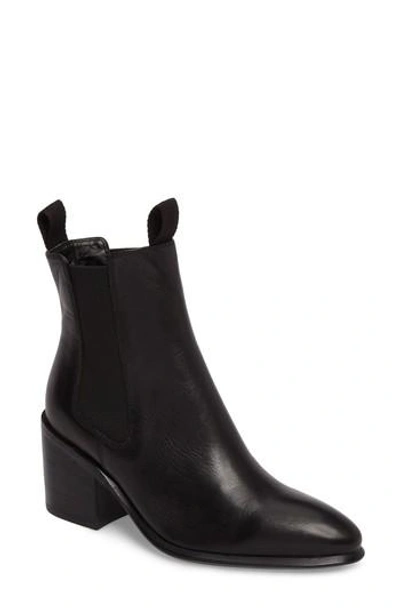 Tony Bianco Hampton Bootie In Black Leather