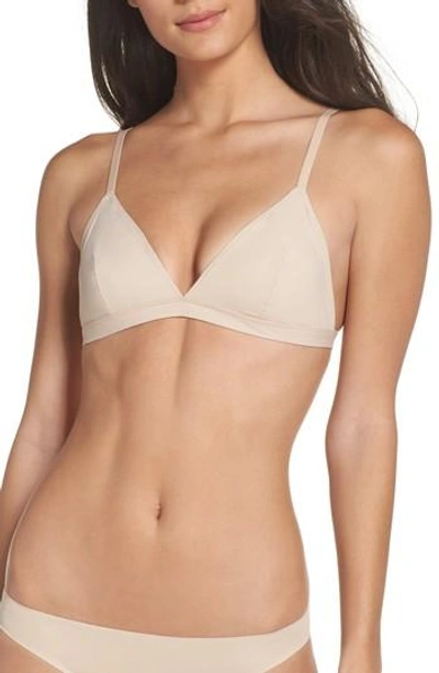 Madewell Triangle Bralette In Plaster