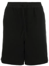 Y-3 Terry Track Shorts In Black