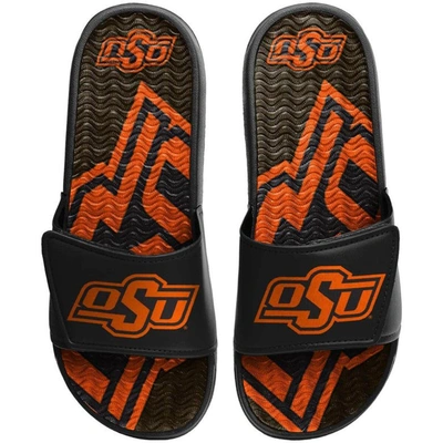 Foco Men's  Oklahoma State Cowboys Wordmark Gel Slide Orange Sandals