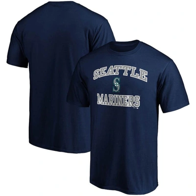 Fanatics Branded Navy Seattle Mariners Heart & Soul T-shirt