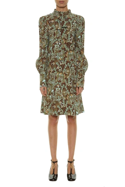 Chloé Paisley Printed Dress In Multicolor