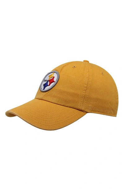 47 Brand Mens Pittsburgh Steelers ' Gold Cleanup Adjustable Hat