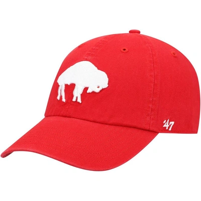 47 ' Red Buffalo Bills Clean Up Legacy Adjustable Hat