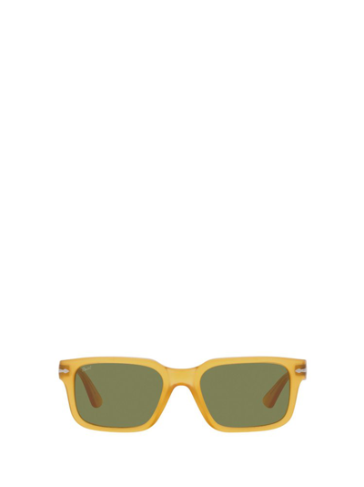 Persol Rectangular Frame Sunglasses In Yellow
