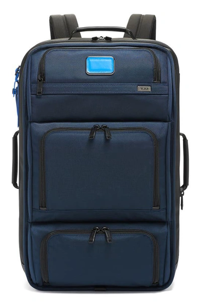 Tumi Alpha Excursion Backpack Duffel Bag In Navy