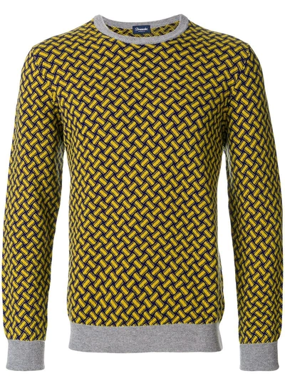 Drumohr Weave Patterned Jumper