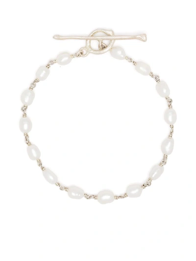 Claire English Sargasso Pearl Bracelet In White