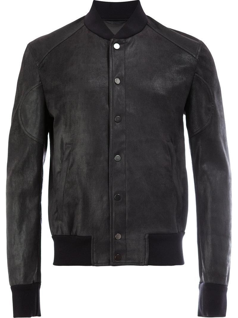 bomber with button up