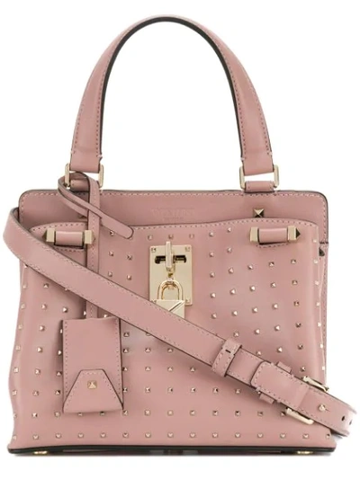 Valentino Garavani Piper Mini Shoulder Bag In Pink