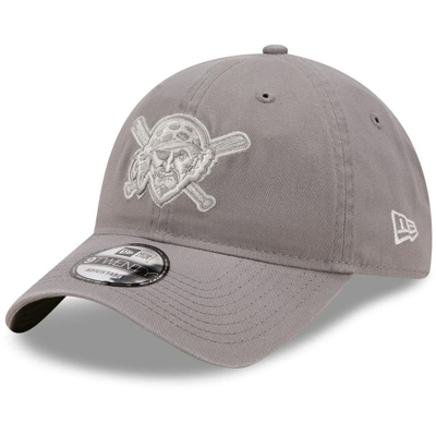 New Era Men's Gray Pittsburgh Pirates Misty Morning Core Classic 9twenty Adjustable Hat