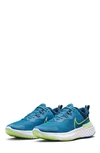 Nike React Miler 2 Running Shoe In Blue/ Green
