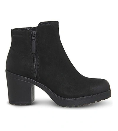 afskaffet Predictor Quagmire Vagabond Grace Leather Ankle Boots In Black Nubuck | ModeSens