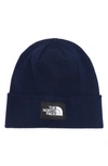 The North Face Dock Worker Recycled Beanie In Tnf Navy