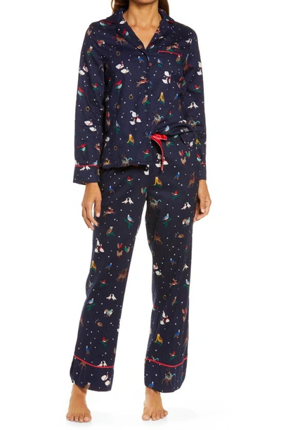 Joules Sleeptight Pajamas In Xmas Animals
