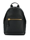 Tom Ford Pebble Textured Backpack In Black