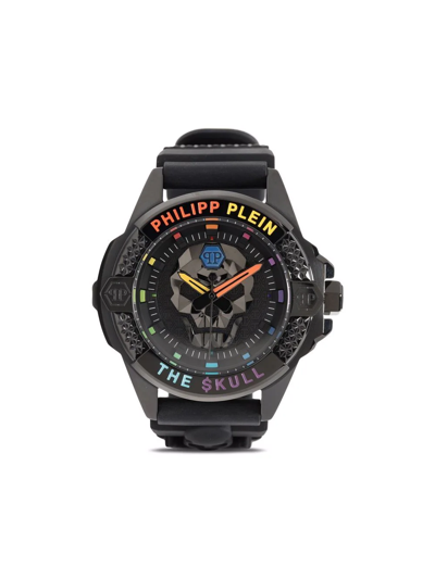 Philipp Plein The $kull Silicone Strap Watch, 44mm In Black/multi
