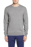 Nordstrom Cotton & Cashmere Crewneck Sweater In Grey Shade Marl