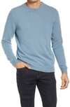 Nordstrom Cashmere Crewneck Sweater In Blue Chambray