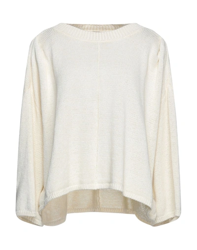 Alessia Santi Sweaters In Ivory