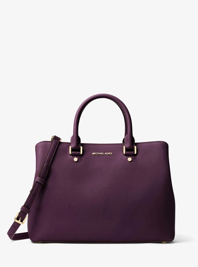 Michael kors savannah large clearance satchel