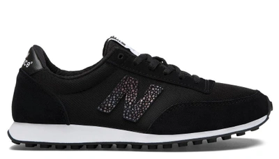 New Balance 410 70s Running Suede In Black With White | ModeSens