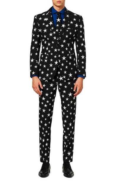 Opposuits Starstruck Suit & Tie In Black