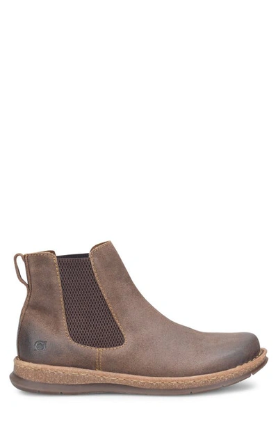 Brn Brody Chelsea Boot In Taupe Dist.