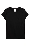 Zella Girl Kids' Core Seamless Performance T-shirt In Black