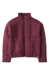 Roxy Rose Riviera Quilted Jacket In Fig